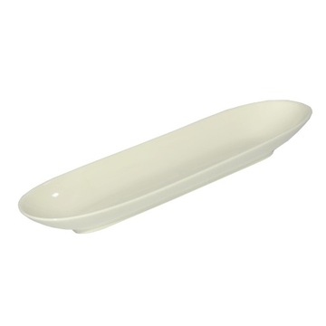 Biała dekoracyjna patera ceramiczna 35 cm półmisek