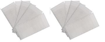 Taśma do metody kanapkowej tape on paski 10x12szt biała Ultra Hold
