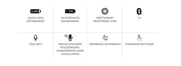 БЕСПРОВОДНЫЕ НАУШНИКИ-ВКЛАДЫШИ CREATIVE ZEN AIR DOT, ЧЕРНЫЕ
