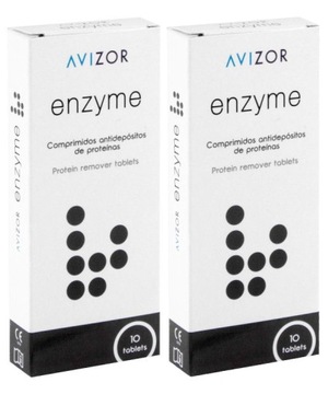2 x TABLETKI DO SOCZEWEK Avizor Enzyme 10szt