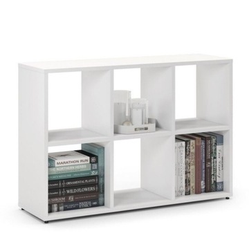 REGAŁ KOMOROWY BIBLIOTECZKA DO SALONU M32 100x30x66 cm