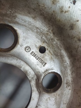 DISK OCELOVÝ MERCEDES 5.5" X 15" 5X112