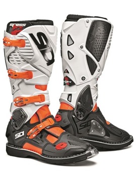 BUTY SIDI CROSSFIRE 3 WHITE BLACK ORANGE FLUO 45