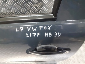 DVEŘE LEVÝ PŘEDNÍ VW FOX LI7F