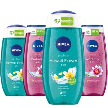 Żel pod prysznic NIVEA MIX 4 x 250ml