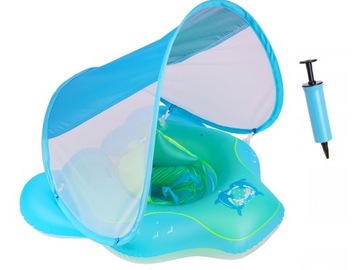 КРУГ ДЛЯ МЛАДЕНЦЕВ И ДЕТЕЙ НАДУВНОЙ С СИДЕНЬЕМ И КОЗЫРЬКОМ