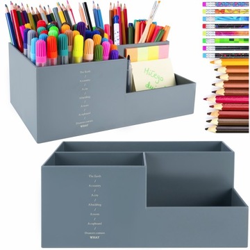 Большой НАСТОЛЬНЫЙ ОРГАНАЙЗЕР Отделения Настольный ящик для инструментов XXL 25 x 15 см