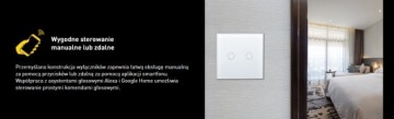 КОНТАКТЫ 1 WIFI ЧЕРНЫЙ УМНЫЙ ДОМ GXSH042 GREENLUX