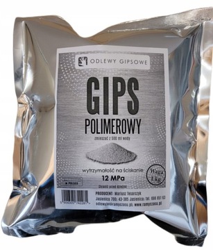 GIPS ODLEWNICZY POLIMEROWY MODELOWY 12MPa