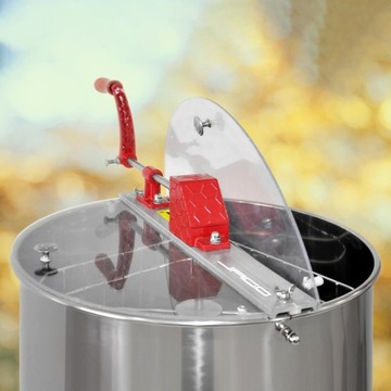 РУЧНАЯ ВРАЩАЮЩАЯСЯ РАДИАЛЬНАЯ МЕДОГОНКА 4-РАМНАЯ ЦЕНТРИФУГА ДЛЯ МЕДА