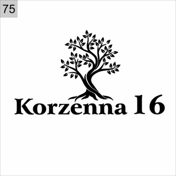 Literki / litery 3D ze styroduru, numer domu