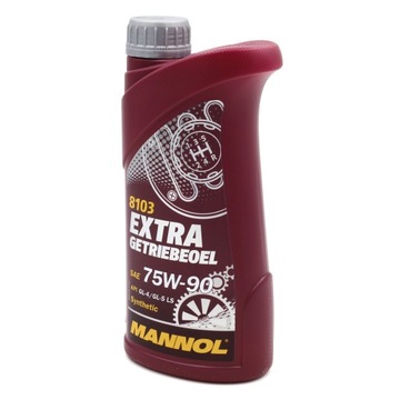 Масло Mannol 75W90, API GL4/GL5 LS, 1 л