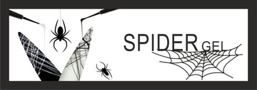 SPIDER GEL NEON RÓŻ ŻEL DO ZDOBIEŃ NAIL ART WZORY LINIE EVERSHINE 5ML