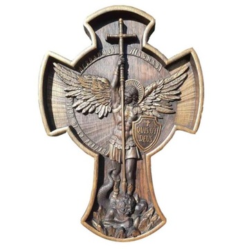 25cm archanioł Michael żywica rzeźbione ikona reli