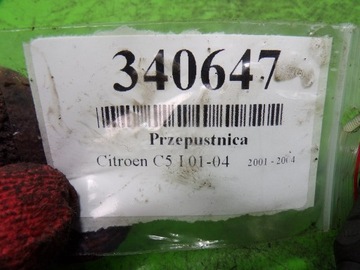 CITROEN C5 2.0 16V ŠKRTÍCÍ KLAPKA 9648053780 408239823003
