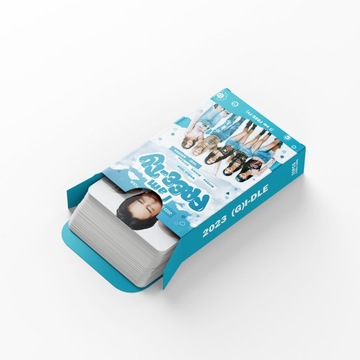 Синий G-IDLE Фотокарта I Am FREE-TY Периферийная фотокарточка для концерта Фотокарточка Lomo Card