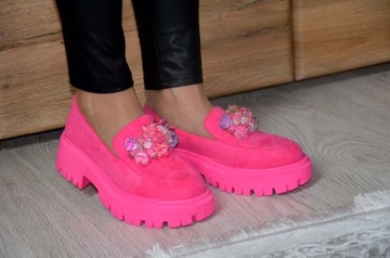 ЗАМЕЧАТЕЛЬНЫЕ ЖЕНСКИЕ ЛОФЕРЫ С КРИСТАЛЛАМИ, ПОВСЕДНЕВНАЯ КОЖА, ОБУВЬ ИТАЛИЯ, ОРИГИНАЛЬНЫЙ СТИЛЬ