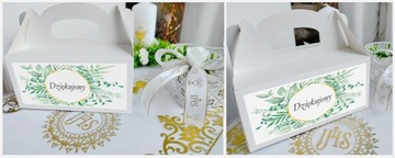 КОРОБКИ ДЛЯ ПРИЧАСТИЯ x10 ДЛЯ ТОРТОВ коробка для причастия торт причастие спасибо