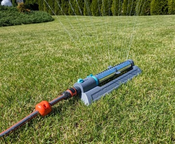 ZRASZACZ OSCYLACYJNY WAHADŁOWY ALUMINIUM 220 m² 4 tryby regulacji zraszania