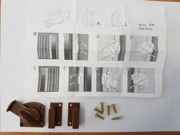 КОРИЧНЕВЫЙ ЗАМОК ДЛЯ ДВЕРИ VIVALDI ARMONIC