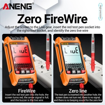 ЦИФРОВОЙ МУЛЬТИМЕТР ANENG SZ02 True RMS 9999 СЧИТЫВАЕТ