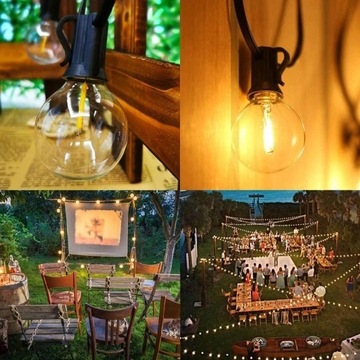 САДОВЫЕ ЛАМПЫ GIRLANDS 25 С ЛАМПОЧКОЙ 3ВТ 7,6М + 2 ЛАМПОЧКИ + ДИСТАНЦИОННОЕ УПРАВЛЕНИЕ
