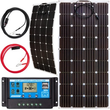 PANEL SOLARNY BATERIA SŁONECZNA 160W 12 ELASTYCZNY