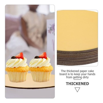 PODSTAWA DO CUPCAKE AKCESORIA TALERZE OKRĄGŁE DESKI ŻYWNOŚĆ