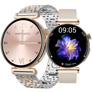 SMARTWATCH ZEGAREK DAMSKI EKG GLUKOZA CIŚNIENIE ROZMOWY SMART WATCH MENU PL