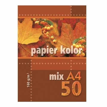Papier biurowy Kreska format A4 160g 50 arkuszy