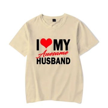 I Love My Awesome Wife Husband T Shirts Honeymoon