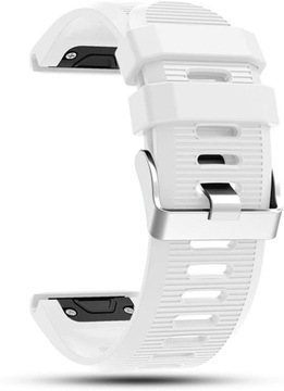 BIAŁY Silikonowy Pasek Garmin FENIX 7X Solar