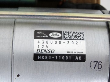 STARTÉR 3.0 DIESEL JAGUAR F-PACE 2016-