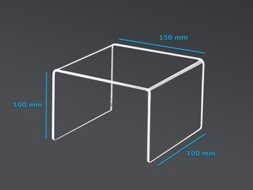 STOJAK PODSTAWKA EKSPOZYTOR STOPIEŃ PLEXI 10/15/10