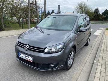 Volkswagen Touran II 1.6 TDI 105KM 2014 Volkswagen Touran KLIMATYZACJA NAWIGACJA KAMER...