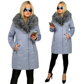 ЗИМНЯЯ МОДНАЯ ДУБКА РАДИАТОР МЕХОВОЙ ВОРОТНИК МЕХОВОЙ ВОРОТНИК XL/42