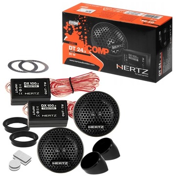 Колонки Твитеры HERTZ DT24.3 80W Свистит Шипит ВЧ + Кроссоверы
