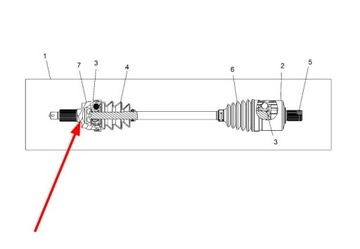 2206032 Шарнир переднего привода
