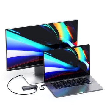 Многопортовый адаптер SATECHI Type-C 4k Ethernet PRO