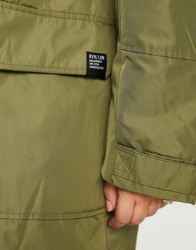 RIVER ISLAND KHAKI KURTKA PARKA KAPTUR FUTERKO RIN NH2__56