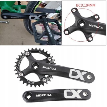 Велосипедная рукоятка 104BCD Велосипедная рукоятка MTB для