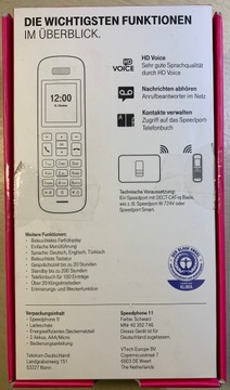 Дополнительная трубка Vtech Telekom Speedphone 11 B