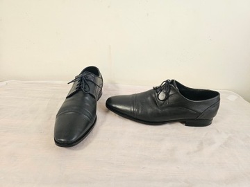 Buty męskie skórzane Gino Rossi r. 45 wkładka 30 cm