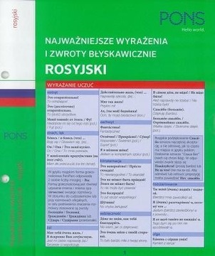 NAJWAŻNIEJSZE WYRAŻENIA I ZWROTY BŁYS. ROSYJSKI PRACA ZBIOROWA
