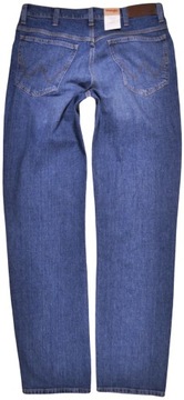 WRANGLER spodnie BLUE DAWN regular jeans STRAIGHT _ W32 L32