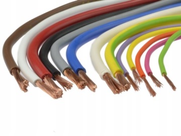 LGY H07V-K коричневый многожильный кабель сечением 6 мм2