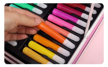 ХУДОЖЕСТВЕННЫЙ НАБОР ДЛЯ РАСКРАСКИ ЕДИНОРОГА ЧЕМОДАН РОЗОВЫЙ РУЧКИ ДЛЯ КИШЕЧНИКА