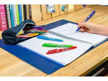 ШАРИКОВАЯ РУЧКА Стираемая РУЧКА PILOT FRIXION + 6 СТЕРЖНЕЙ ОРИГИНАЛЬНЫЙ СИНИЙ