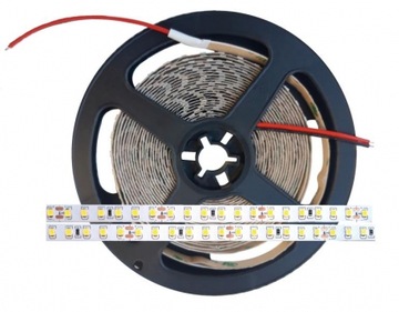 TAŚMA 600 LED 2835 SMD 24V DC BIAŁY CIEPŁY IP65 1m