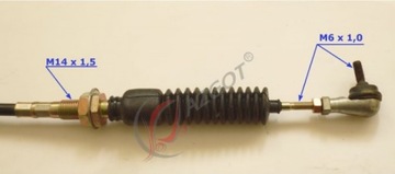 ТРОС ПЕРЕКЛЮЧЕНИЯ ПЕРЕДАЧ, СЦЕПЛЕНИЕ, ГРУЗОВИК HC 3,5 Т, СЕРИЯ R